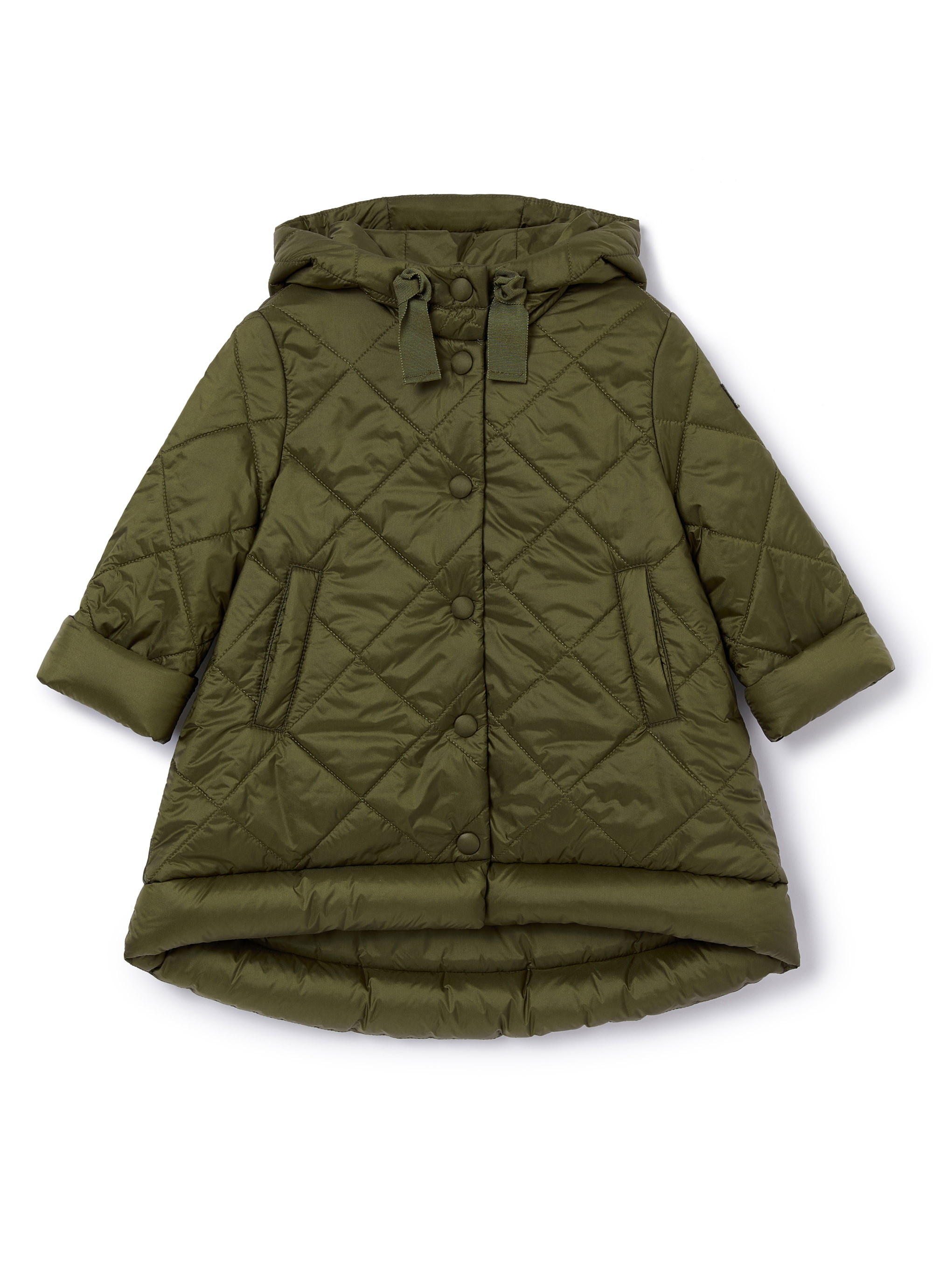 quilted military coat